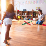 Vinsani Wooden Garden Quoits Game with Rope Rings – Outdoor Family Fun for Kids & Adults, Ages 3+