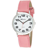 Ravel Unisex Classic Big Dial Strap Watch R0105.13.15A – Everyday Analogue Wristwatch, Pink Leather Strap