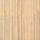 Bamboo slatted fence screen 2m