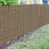 Natural Reed Garden Fence Screening Roll, 8–10mm Thick – Privacy and Wind Shelter, 2m x 3m