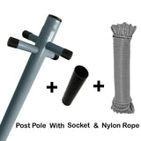 2.4m clothes line post