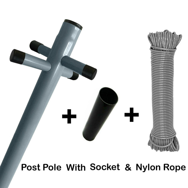 2.4m clothes line post