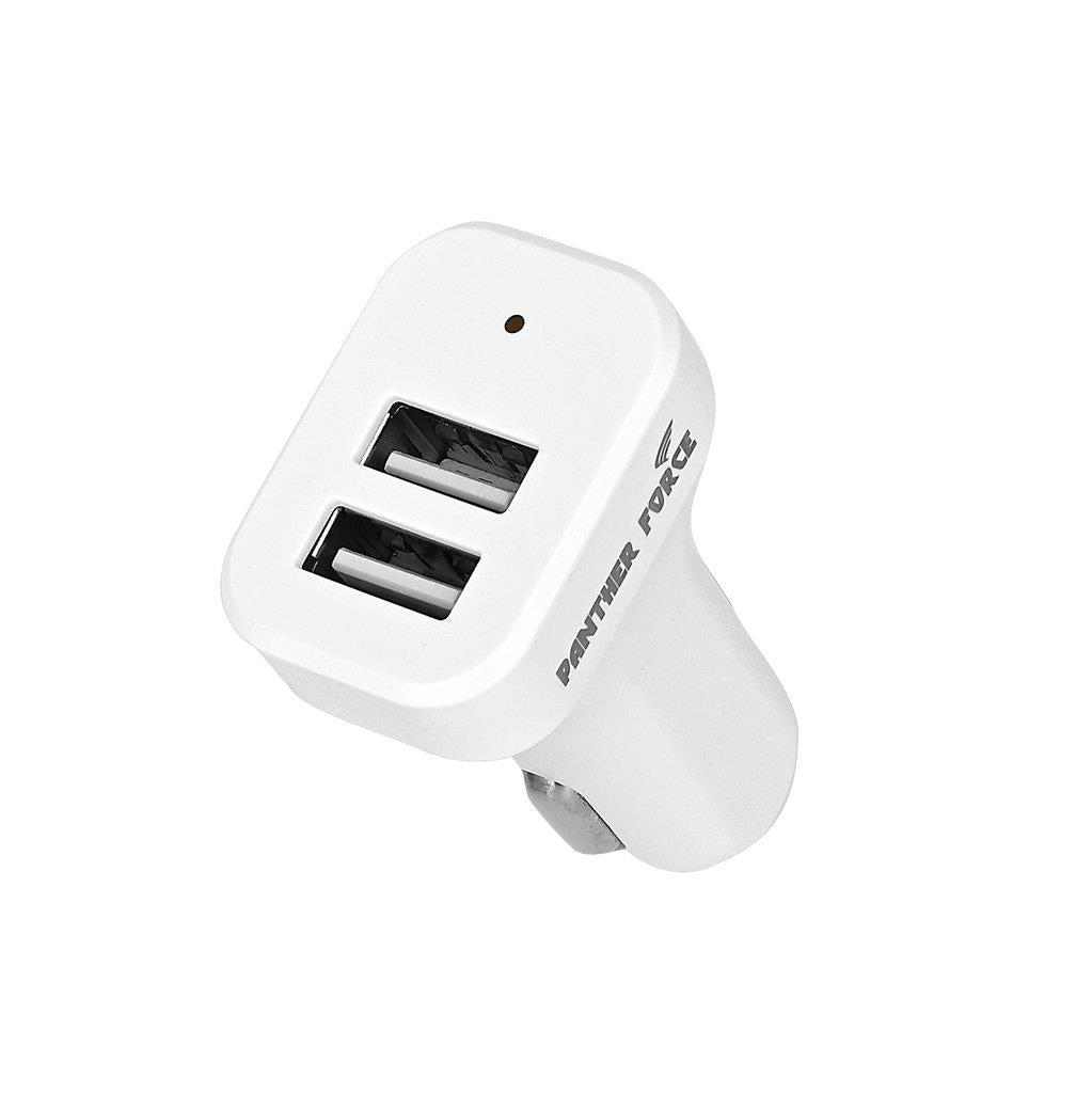Panther Force 2 USB Car Charger 2.4A – Compact In-Car Charging Adapter