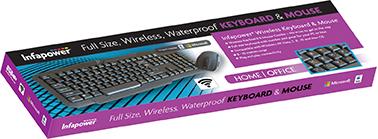Wireless keyboard and mouse combo