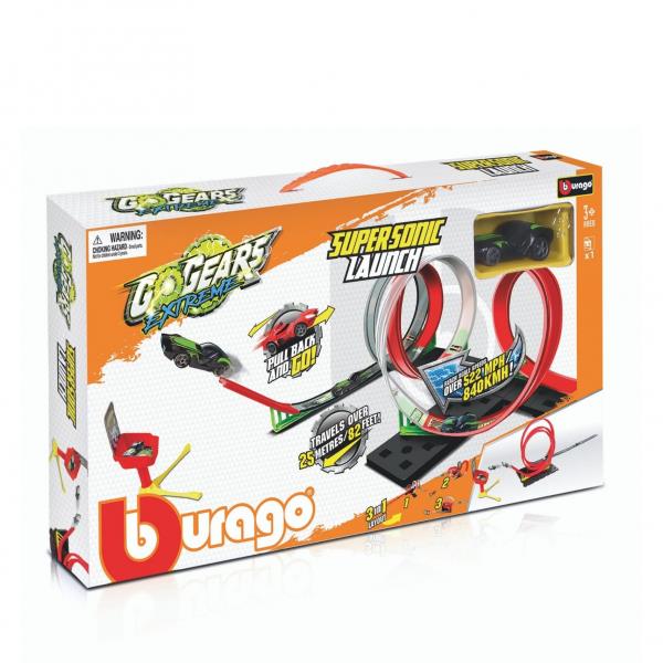 Bburago Go Gears supersonic launch set