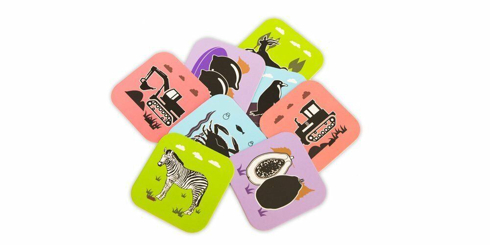 Aquarius Augmented Reality Educational Cards with Storage Bag – 3D Animal, Fruit & Vehicle Learning Toy