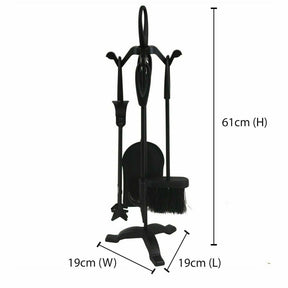 Warwick 5-piece fireplace tool set