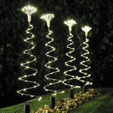 The Christmas Workshop 50cm Spiral Tree Path Lights – Outdoor Festive Lighting for Paths and Borders