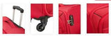 American Tourister Summer Funk 19 Inch Soft-Shell Cabin Roller Case – Lightweight Cabin Luggage, Red