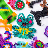 SOKA Deluxe Iron Bead Art Set with 16000 Coloured Beads, 7 Pegboards & Storage Box – Kids Craft Kit