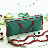 Vinsani Christmas Gift Wrap Fabric Storage Bag with Zip Closure and Handles – Wrapping Paper Organiser