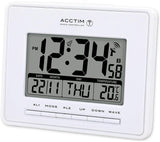 Radio-controlled LCD alarm clock