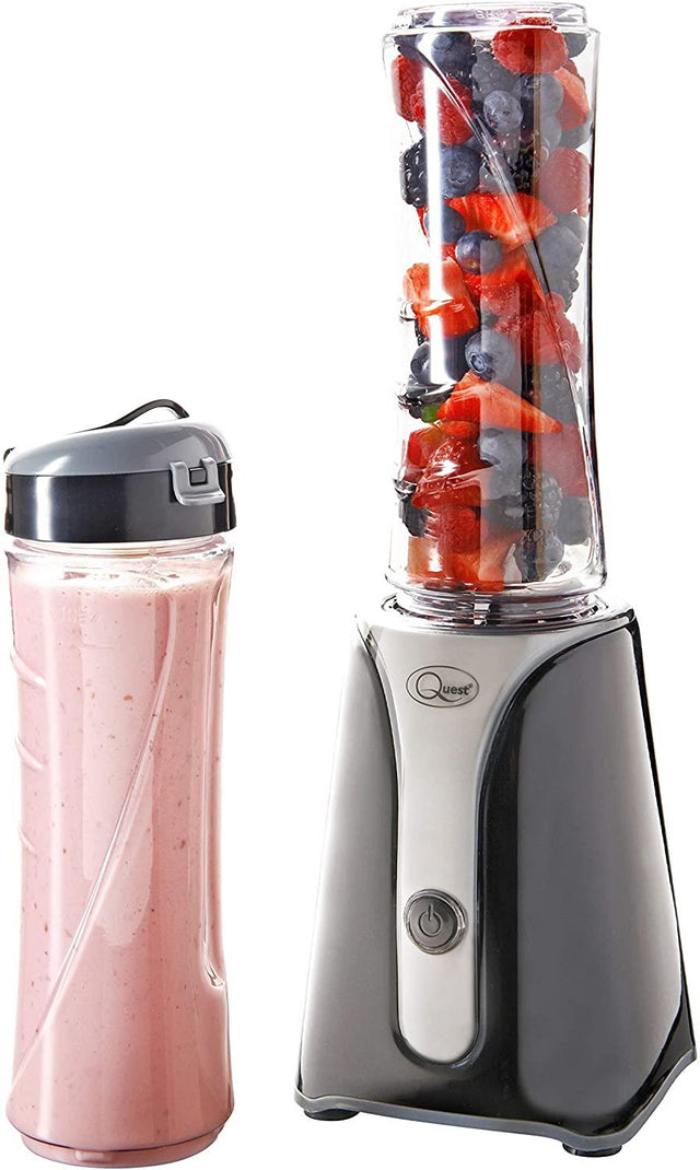 Quest personal blender black and grey