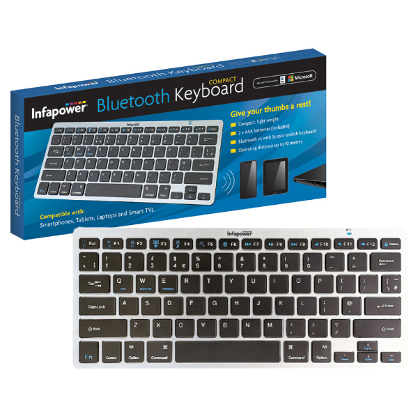 Compact Bluetooth keyboard