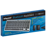 Infapower X207 Compact Bluetooth Keyboard – Wireless, Portable for Tablets, Phones & Computers