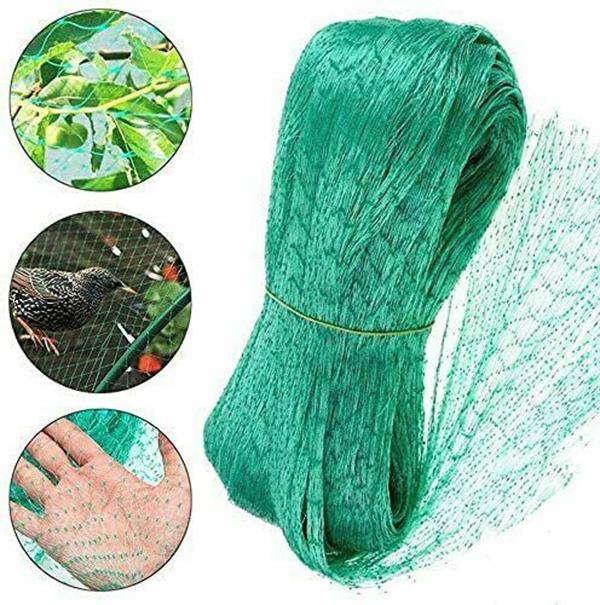 Garden Habitats Anti-Bird Garden Netting, 2m x 10m Rolls, Pack of 6 – Fine Mesh Plant, Pond & Crop Protection