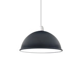 Black & White Dome Easy Fit Pendant Shade