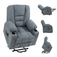 Light grey riser recliner lift chair