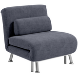 HOMCOM convertible chair in chaise longue position