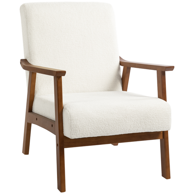 Boucle accent armchair
