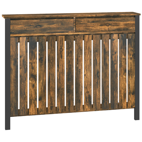 Small radiator cover with drawer