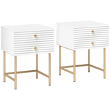 Set of 2 bedside tables