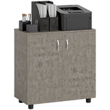 2-tier locking filing cabinet