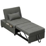 4-in-1 pull-out sleeper chair bed