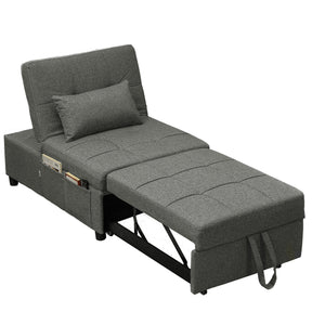 4-in-1 pull-out sleeper chair bed