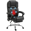Black high back massage office chair