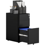 Steel mobile filing cabinet