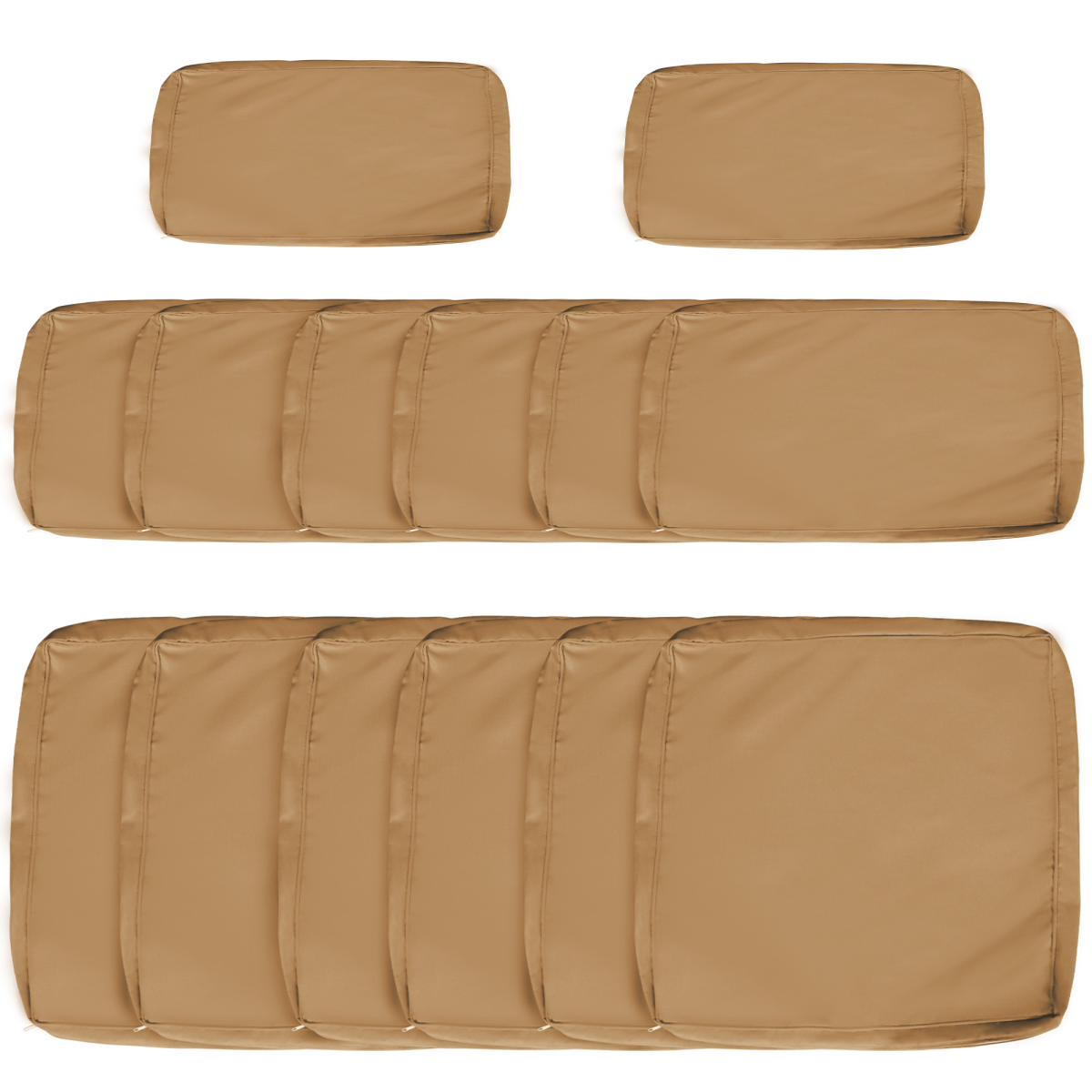 Seat and back covers included in Outsunny cover set