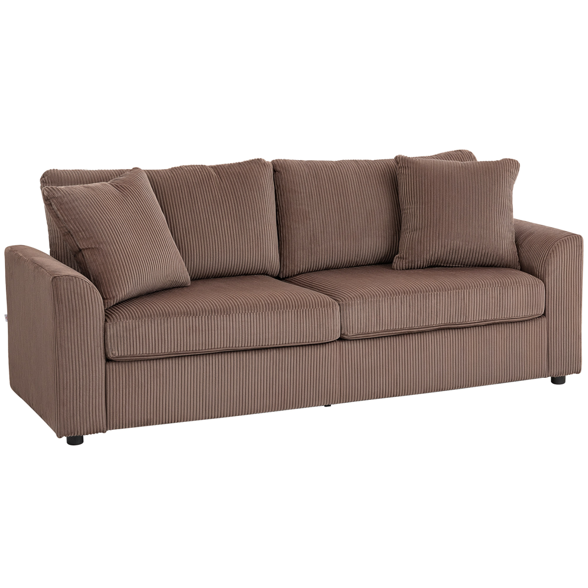 HOMCOM jumbo sofa styled in a living room