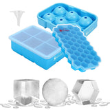 Silicone ice cube trays