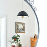Black & White Dome Easy Fit Pendant Shade