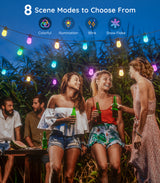 Govee RGBIC Smart Outdoor Lights 15m – Colour Changing, Dimmable, App & Voice Control, Weather Resistant
