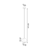 Sollux Lighting Woody Scandinavian Wooden Pendant Lamp, GU10 – Natural Wood Hanging Ceiling Light