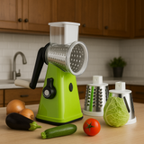 Avilo Table Top Hand Crank Cutter and Slicer – Kitchen Food Preparation Aid
