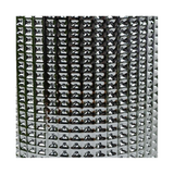 30cm Silver Dot Glass Vase – Decorative Home Accent, Silver