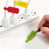 Avilo Set of 10 Cable Labels – Easy-to-Use Cable Identification Tags for Tidy Organisation