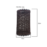 Rattan-Style Barrel Cage Easy Fit Lamp Shade