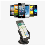 Aquarius Universal Beetle Car Phone Mount with Rotating Clamp – Dashboard & Windscreen Holder, Silicone Suction