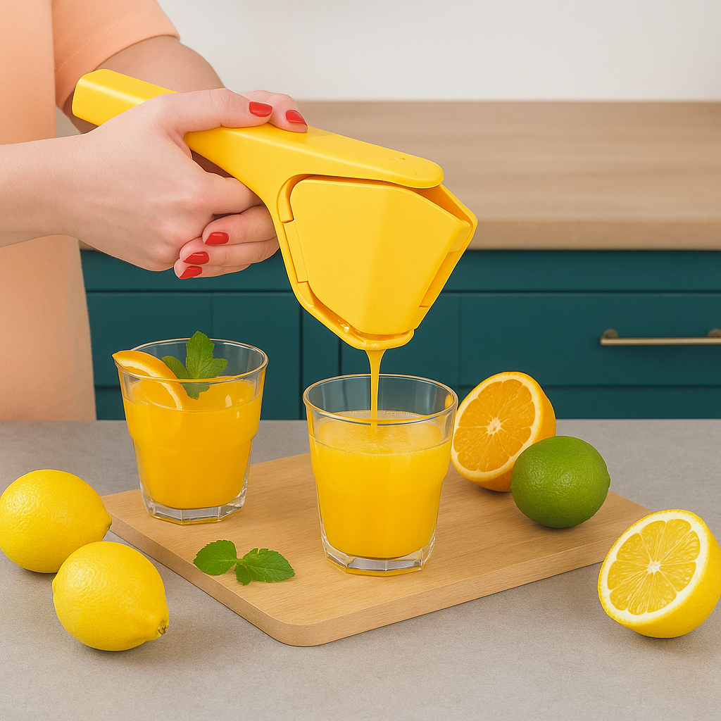Avilo Easy Squeeze Hand Held Fruit Juicer – Fresh Juice Every Day