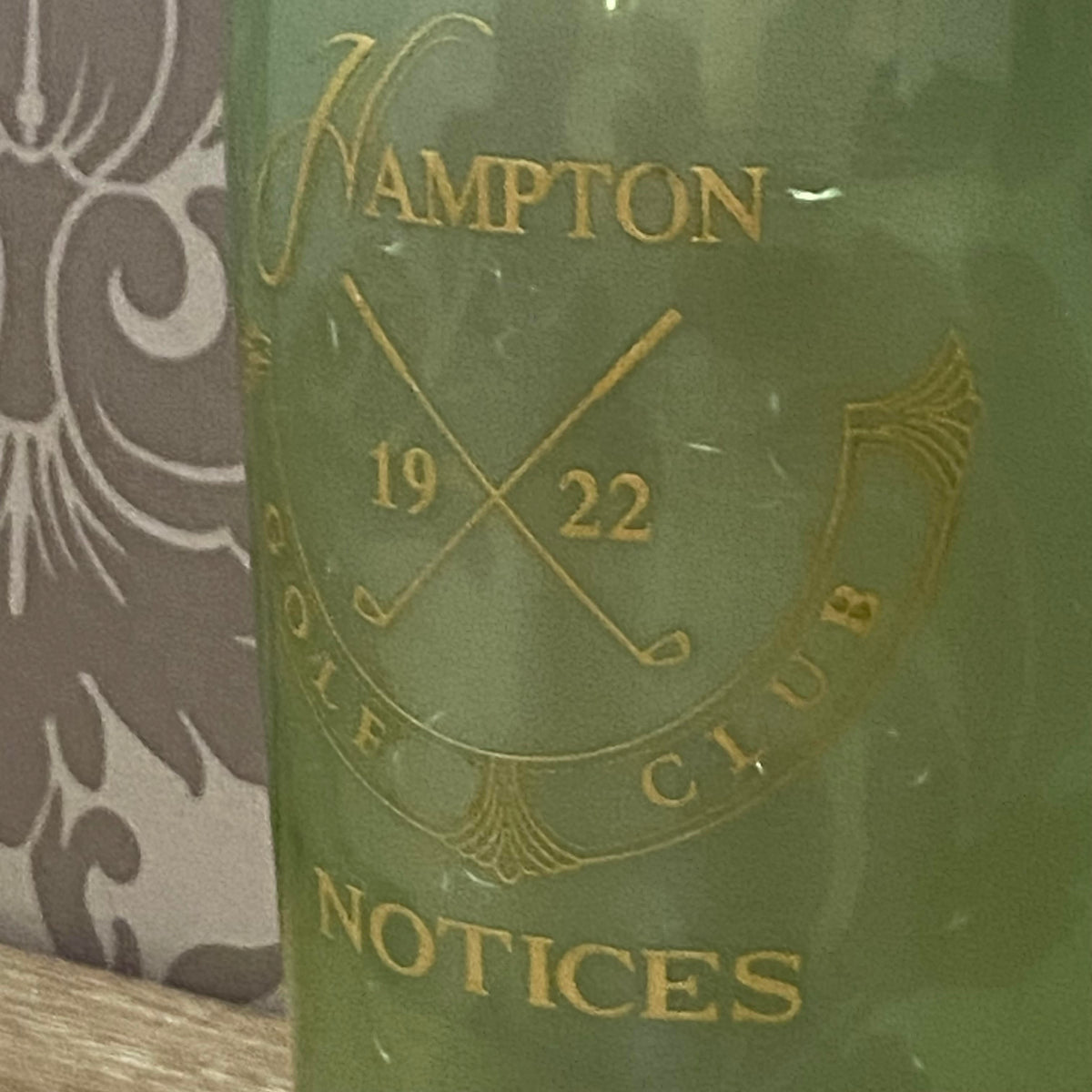 Decorative Clear Glass Bottle Vase