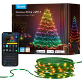 Govee Christmas String Lights RGBICW, 20m IP65 – 130+ Preset Modes with Music Sync