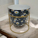 AcaciaHome 13cm Metal Plant Pot Stand