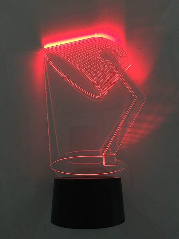 3D Acrylic Table Lamp – Clear