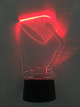 3D Acrylic Table Lamp – Clear