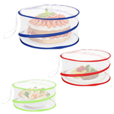 VINSANI Set of 3 Pop-Up Mesh Food Covers – Fine Mesh Fly Protection for Picnics & BBQs