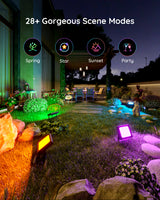 GOVEE RGBICWW Smart LED Flood Lights, 4-Pack – 16 Million Colours, App & Alexa Control